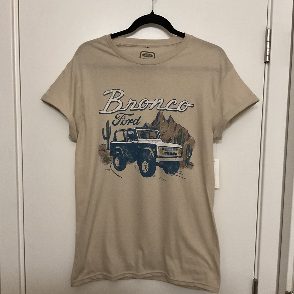 Ford Bronco Tan Graphic Tee